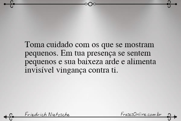 Frase de Friedrich Nietzsche