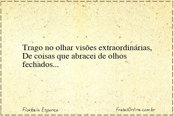 Frase de Florbela Espanca
