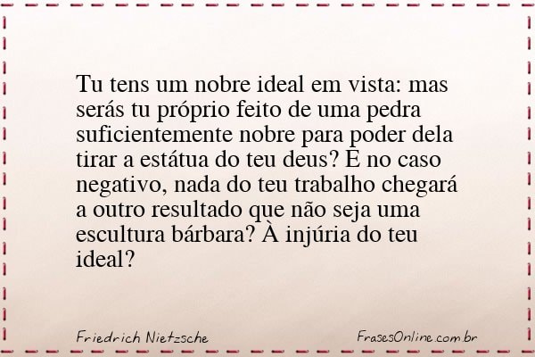 Frase de Friedrich Nietzsche