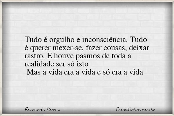 Frase de Fernando Pessoa
