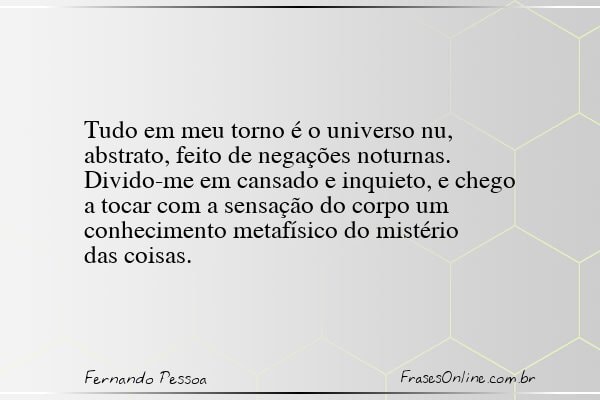 Frase de Fernando Pessoa