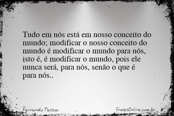 Frase de Fernando Pessoa