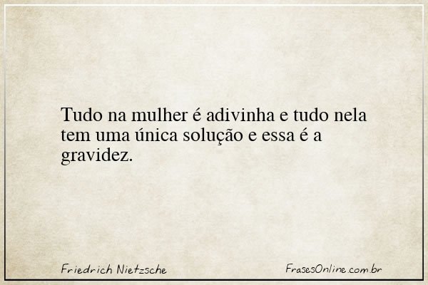 Frase de Friedrich Nietzsche