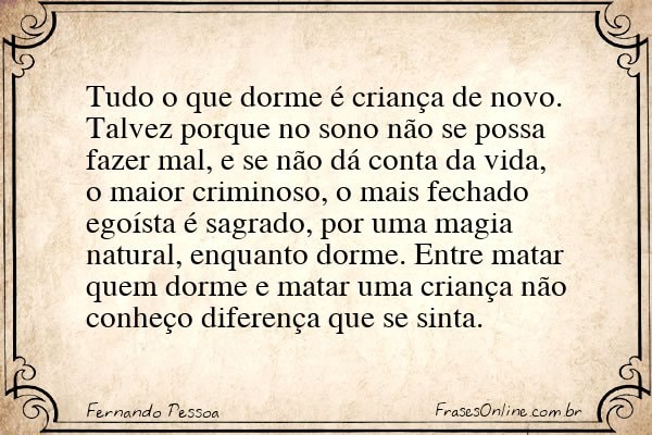 Frase de Fernando Pessoa