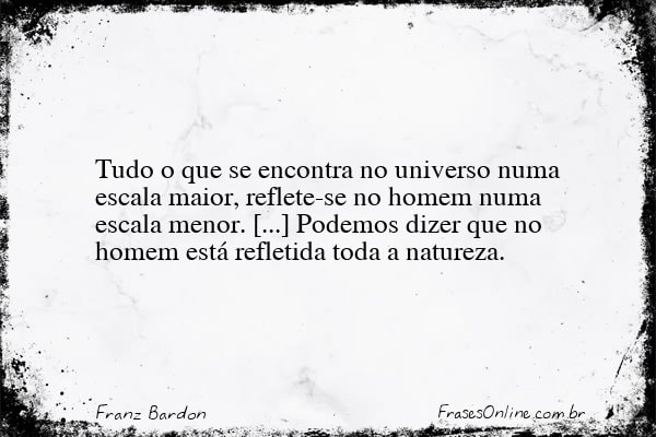 Frase de Franz Bardon