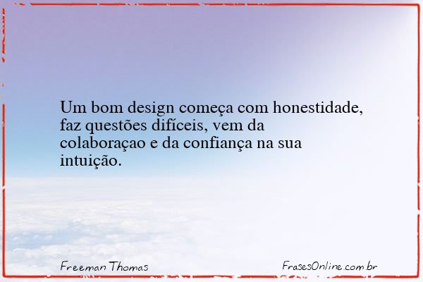Frase de Freeman Thomas