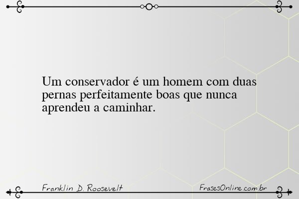 Frase de Franklin D. Roosevelt
