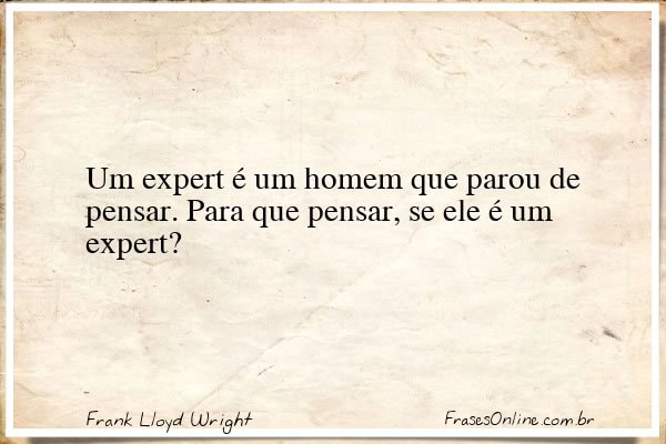 Frase de Frank Lloyd Wright
