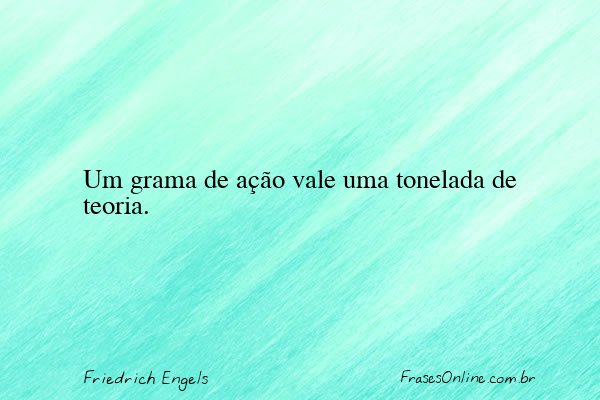 Frase de Friedrich Engels