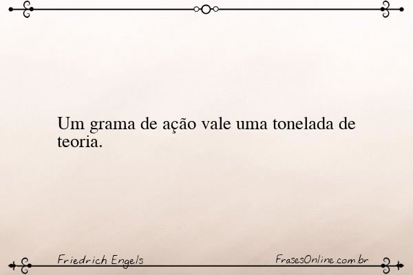 Frase de Friedrich Engels