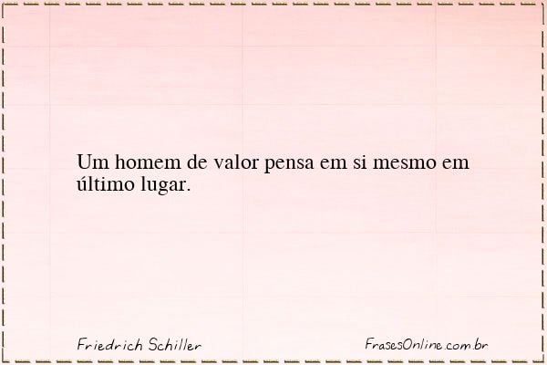 Frase de Friedrich Schiller