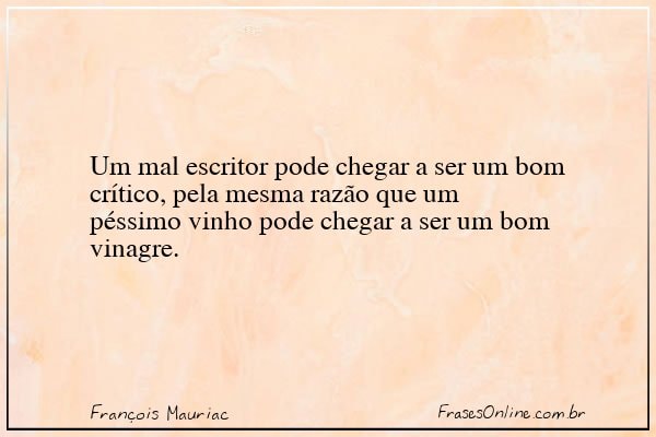 Frase de François Mauriac