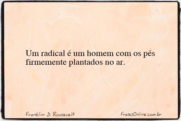 Frase de Franklin D. Roosevelt