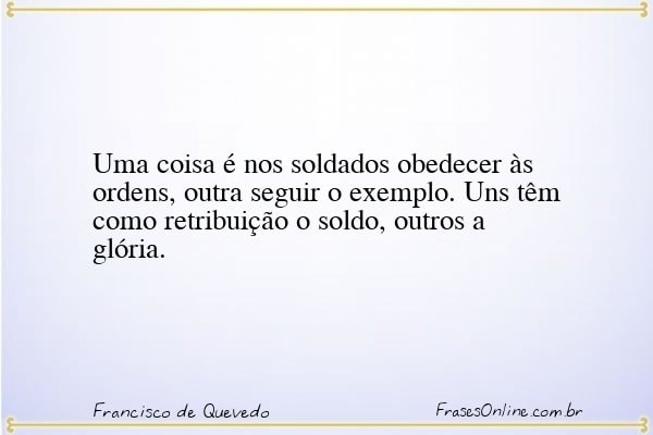 Frase de Francisco de Quevedo