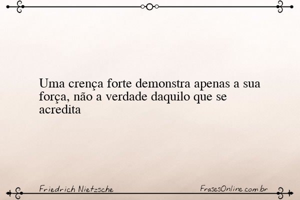 Frase de Friedrich Nietzsche