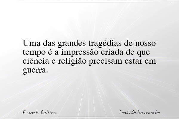 Frase de Francis Collins