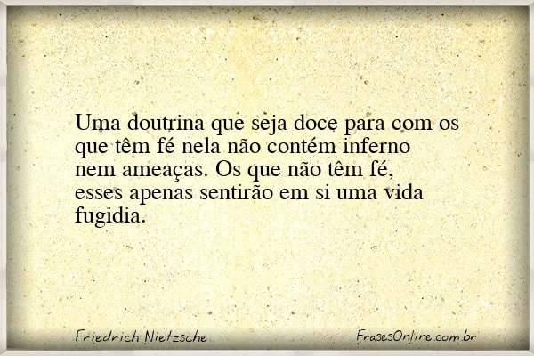 Frase de Friedrich Nietzsche