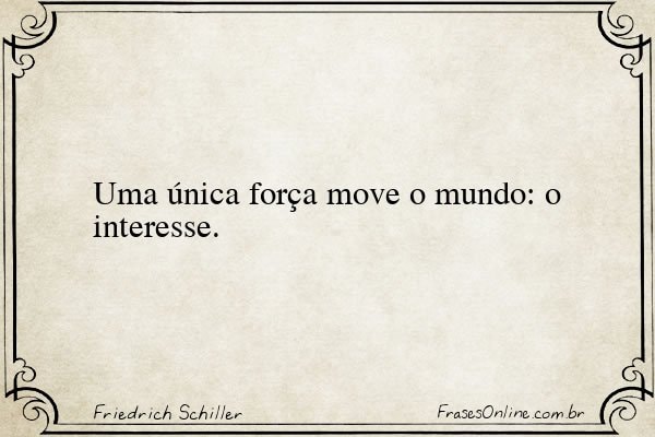 Frase de Friedrich Schiller