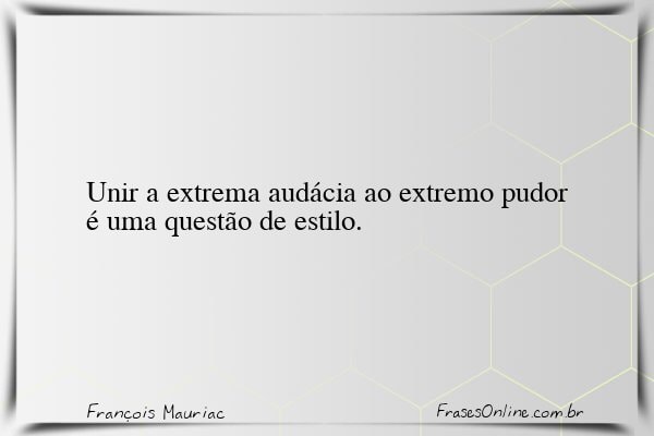 Frase de François Mauriac