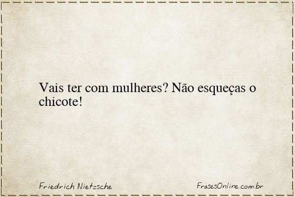 Frase de Friedrich Nietzsche