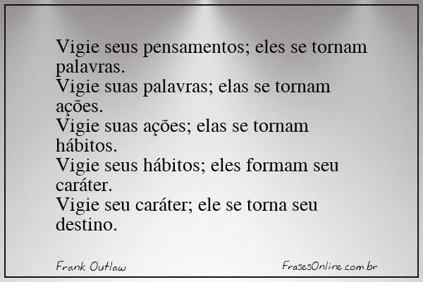 Frase de Frank Outlaw