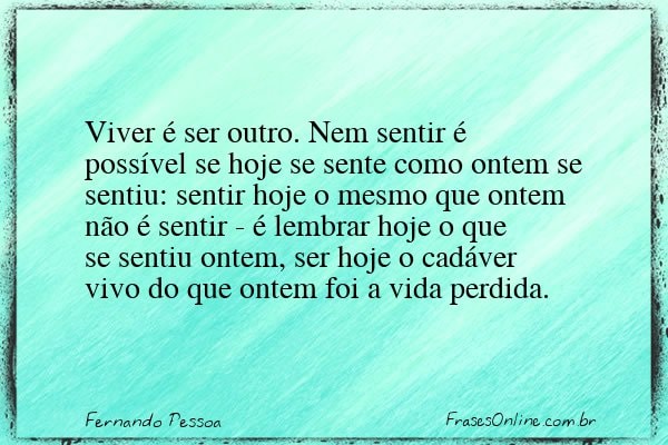 Frase de Fernando Pessoa