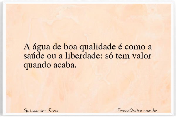 Frase de Guimarães Rosa