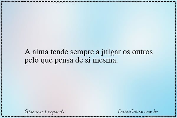 Frase de Giacomo Leopardi