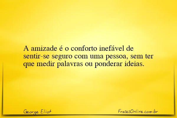 Frase de George Eliot