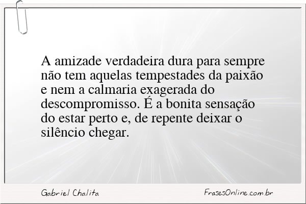 Frase de Gabriel Chalita