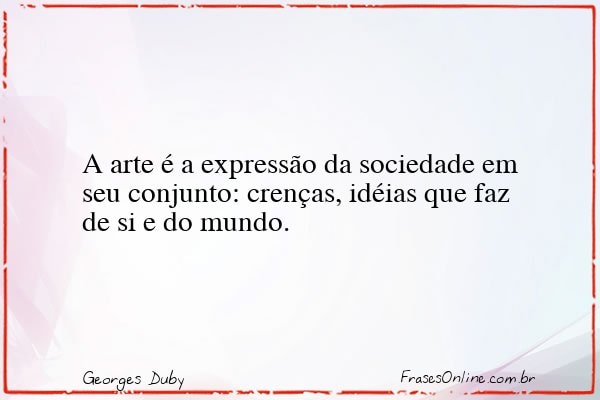 Frase de Georges Duby