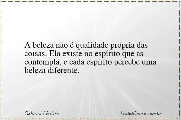 Frase de Gabriel Chalita
