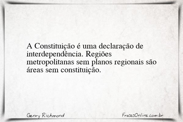 Frase de Genry Richmond