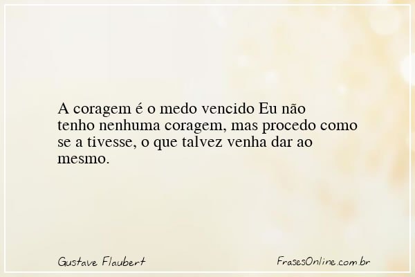 Frase de Gustave Flaubert