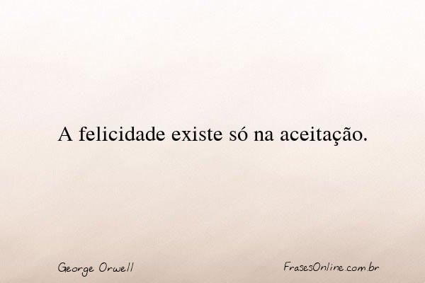Frase de George Orwell