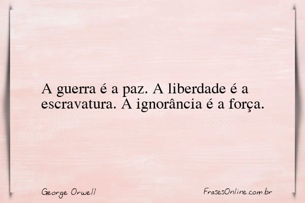 Frase de George Orwell