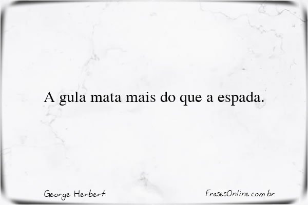 Frase de George Herbert