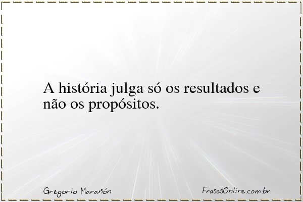 Frase de Gregorio Marañón
