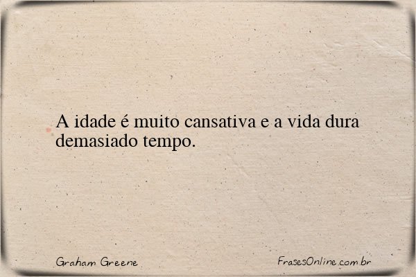 Frase de Graham Greene