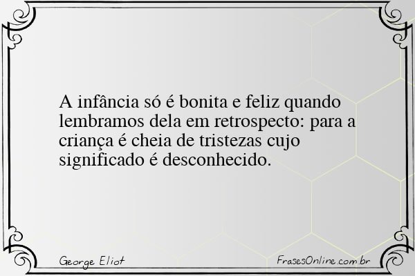 Frase de George Eliot