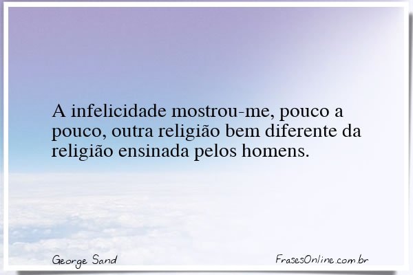 Frase de George Sand