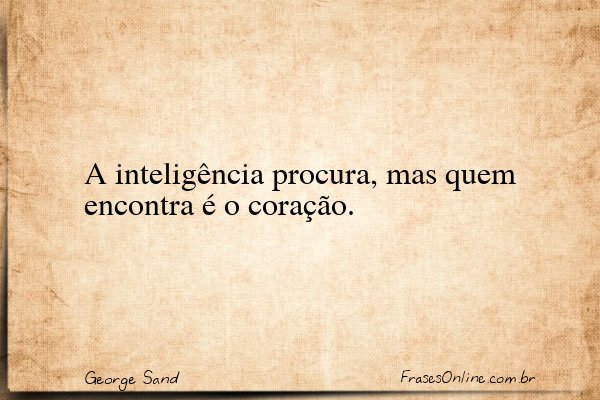 Frase de George Sand