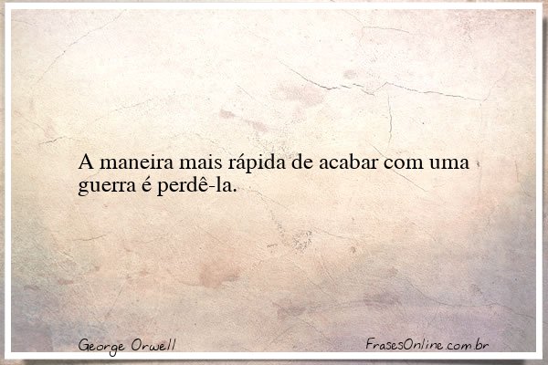 Frase de George Orwell