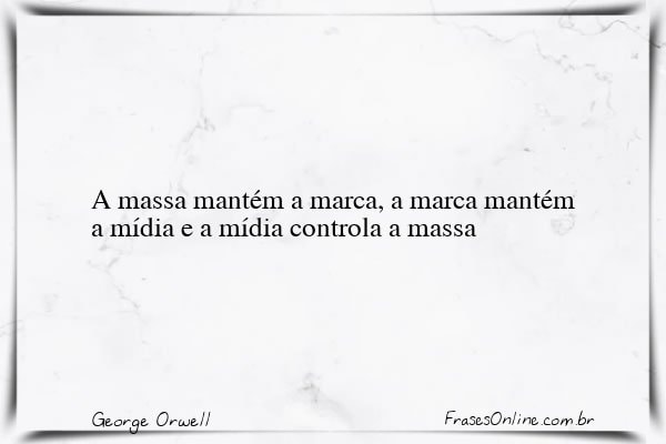 Frase de George Orwell