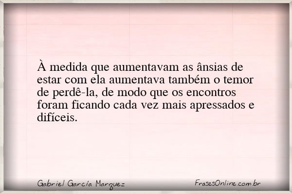 Frase de Gabriel García Marquez