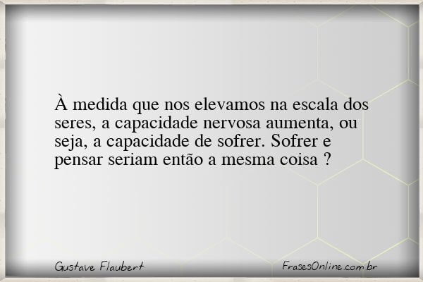 Frase de Gustave Flaubert