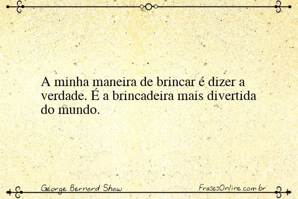 Frase de George Bernard Shaw