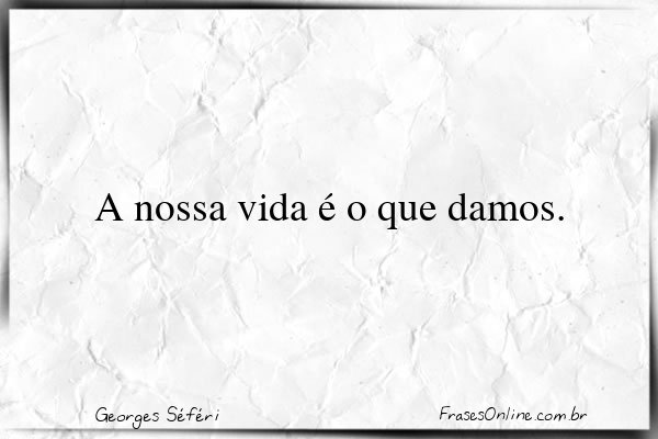 Frase de Georges Séféri