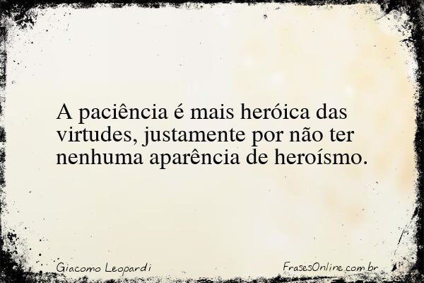 Frase de Giacomo Leopardi