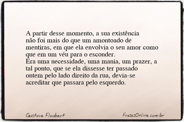 Frase de Gustave Flaubert